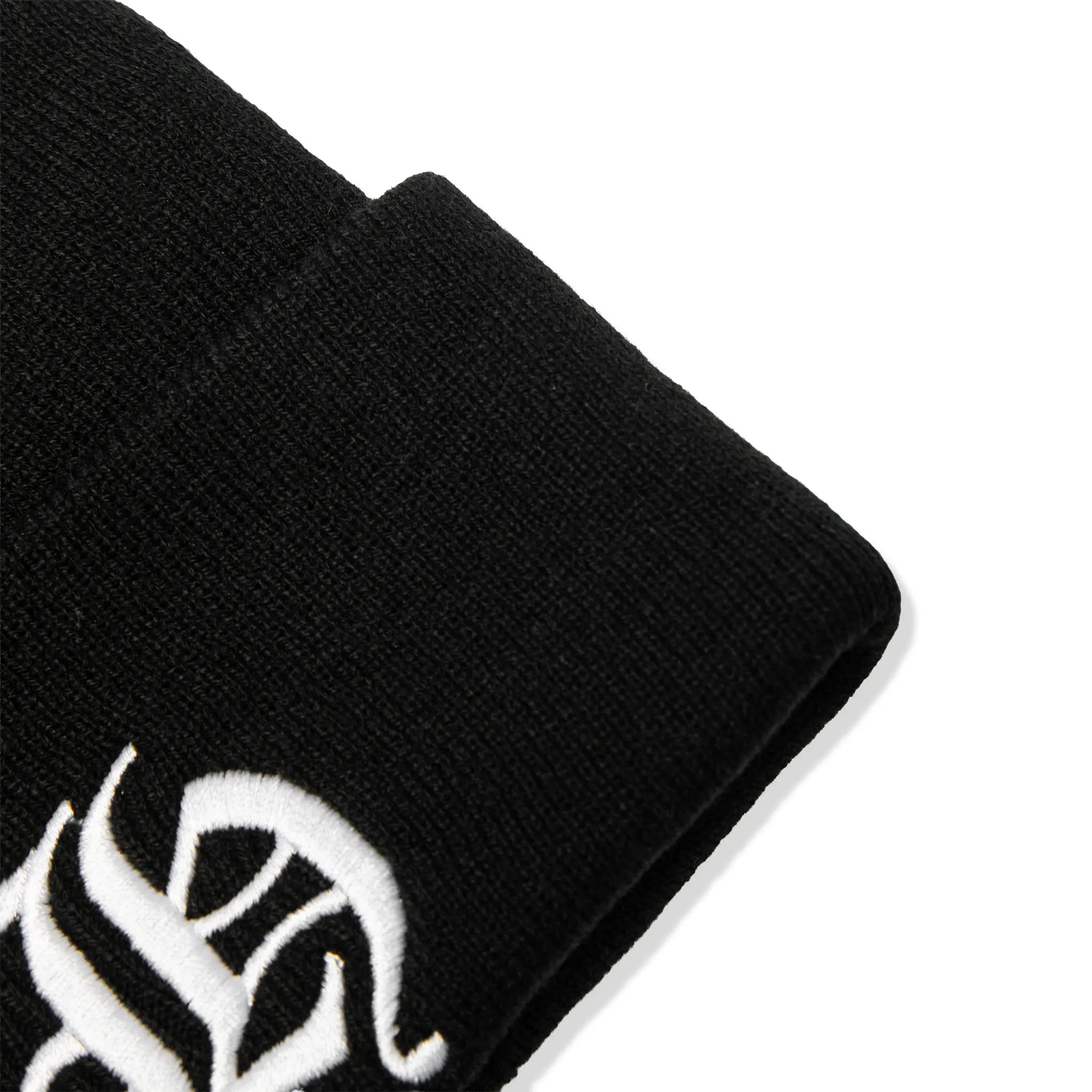 Detailed View of Chrome Hearts CH Logo White Beanie